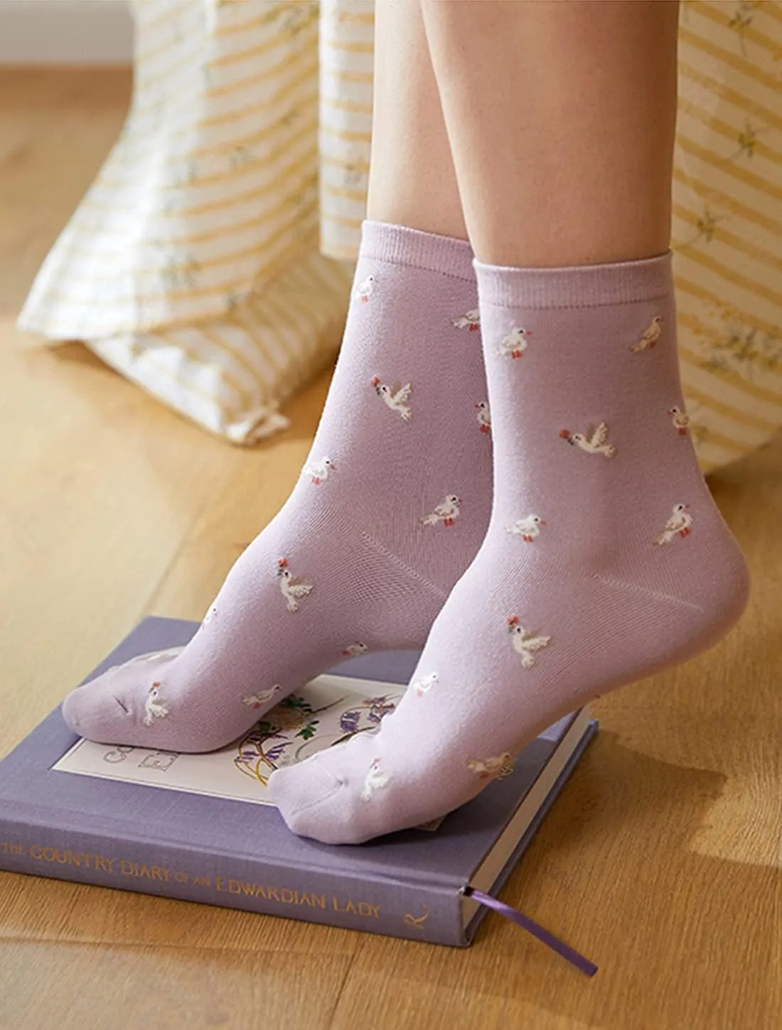 Cute Socks for Women Funny Crew Socks Cotton Cute Animal Ankle Socks 3 Pairs Great Gifts for Girls