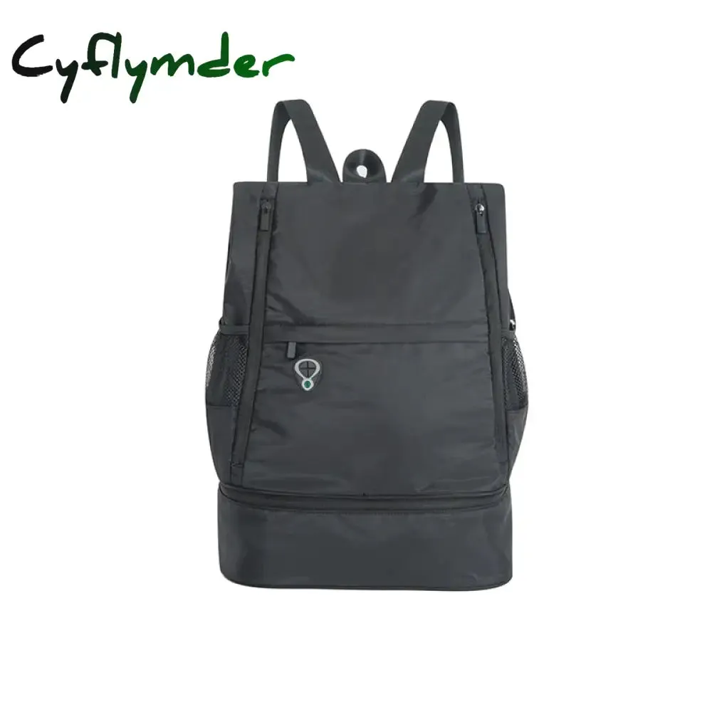 Cyflymder Outdoor Gym Backpack Dry Wet Seperation Bag Swimming Fitness Bags for Women with Shoes Warehouse Sport Mochila Travel Backpacks