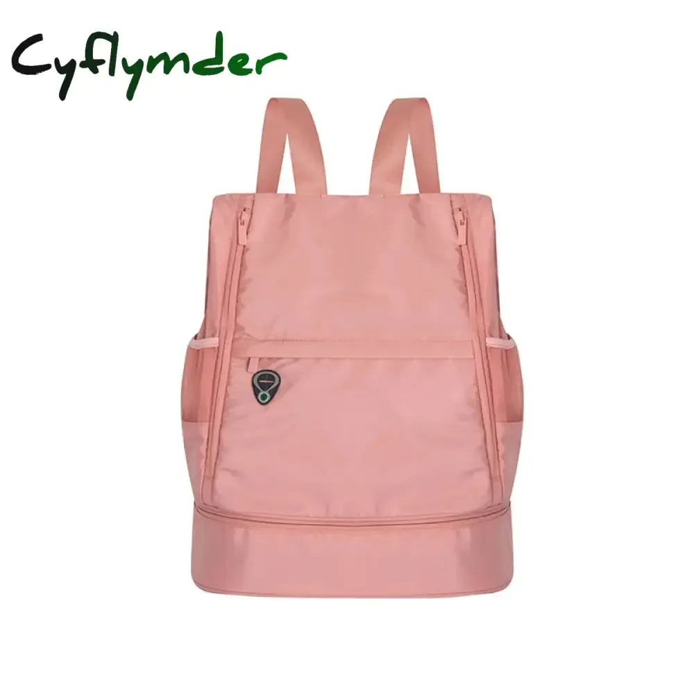 Cyflymder Outdoor Gym Backpack Dry Wet Seperation Bag Swimming Fitness Bags for Women with Shoes Warehouse Sport Mochila Travel Backpacks