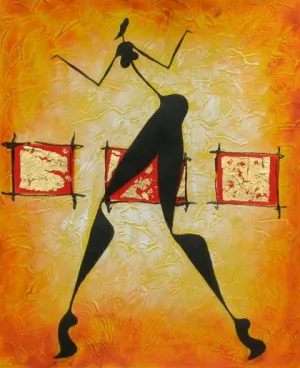 Dancing With Myself Canvas Oil Painting