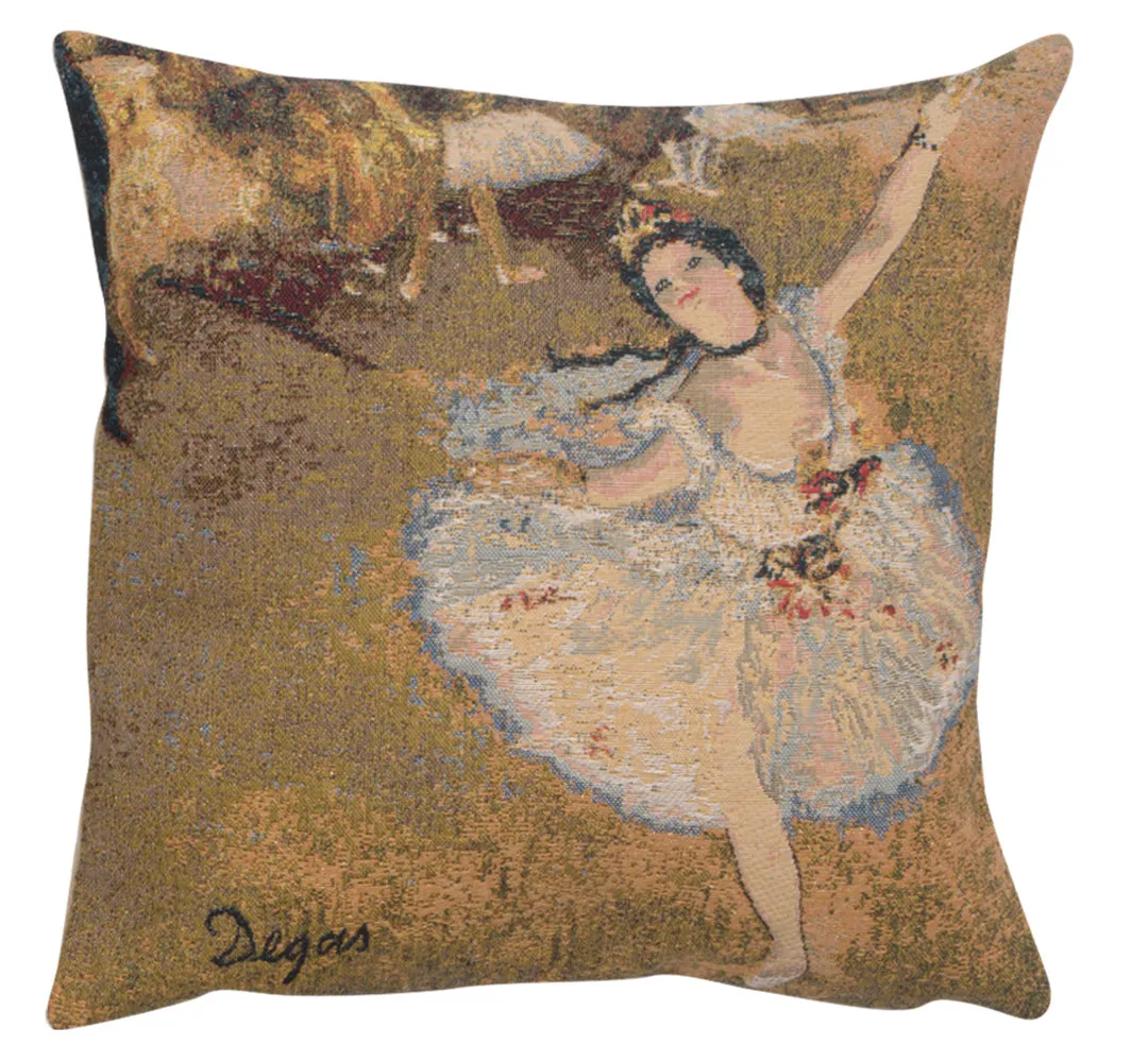 Danseuse Etoile II European Cushion Cover by Degas