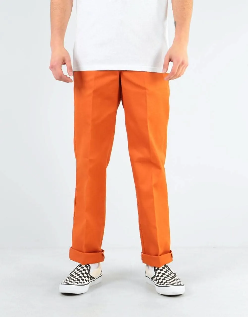 Dickies 873 Slim Straight Work Pant - Rust