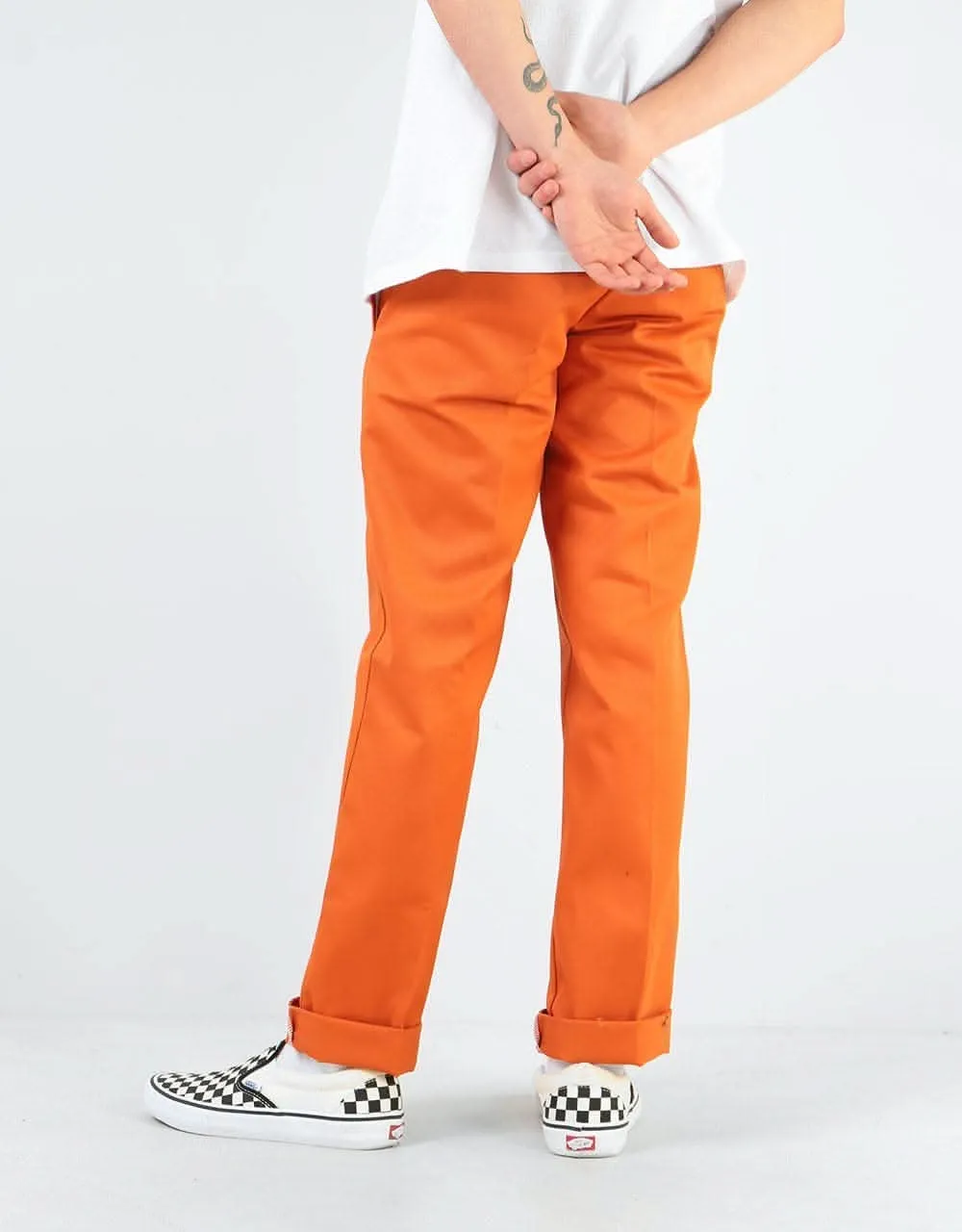 Dickies 873 Slim Straight Work Pant - Rust