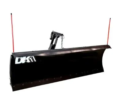 DK2 84 in. x 22 in. Heavy-Duty Universal Mount T-Frame Snow Plow Kit with Actuator and Wireless Remote