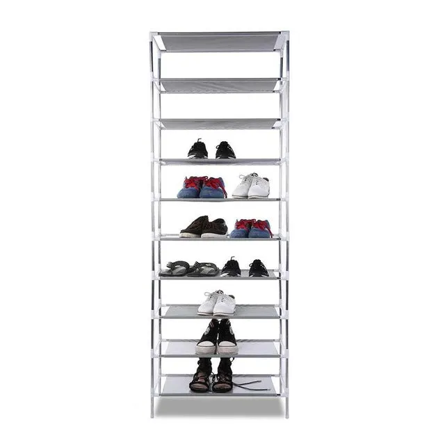 Durable Shoe Rack Space Saving Storage Shelf Portable Nonwoven Fabric Home Shoes Organizer Cabinet Closet Furniture