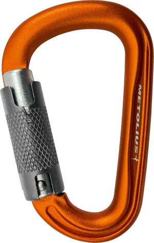 Element carabiner with automatic locking Metolius, orange