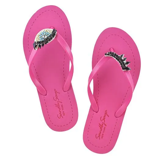 Eyes - Women's Flat Sandal