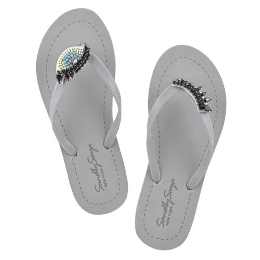 Eyes - Women's Flat Sandal