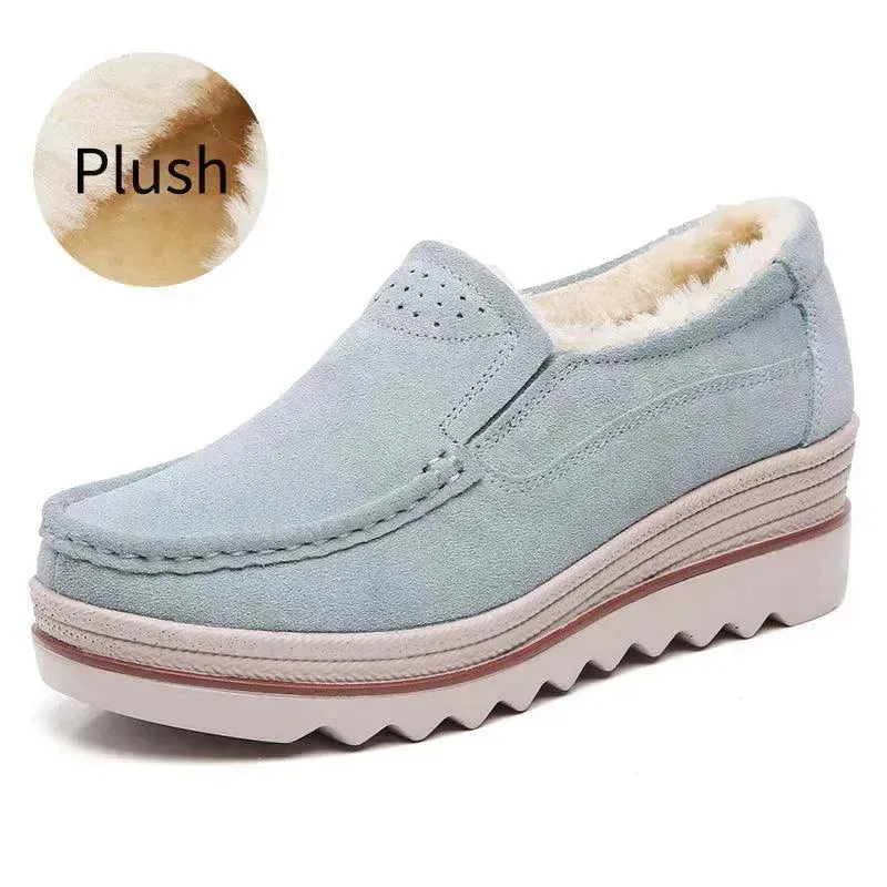 Fashion platform rocking shoes women's single shoes mom shoes casual women's shoes