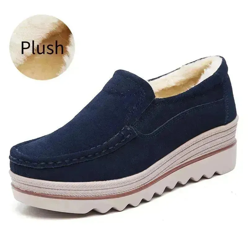 Fashion platform rocking shoes women's single shoes mom shoes casual women's shoes