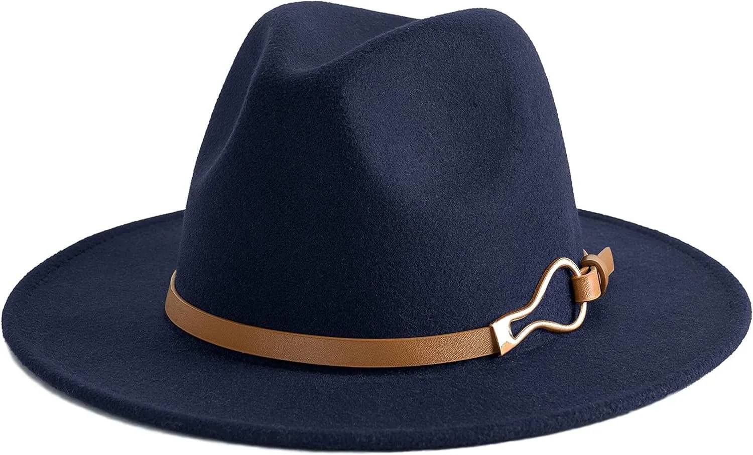 Fashion Women Wide Brim Fedora Floppy Panama Hat