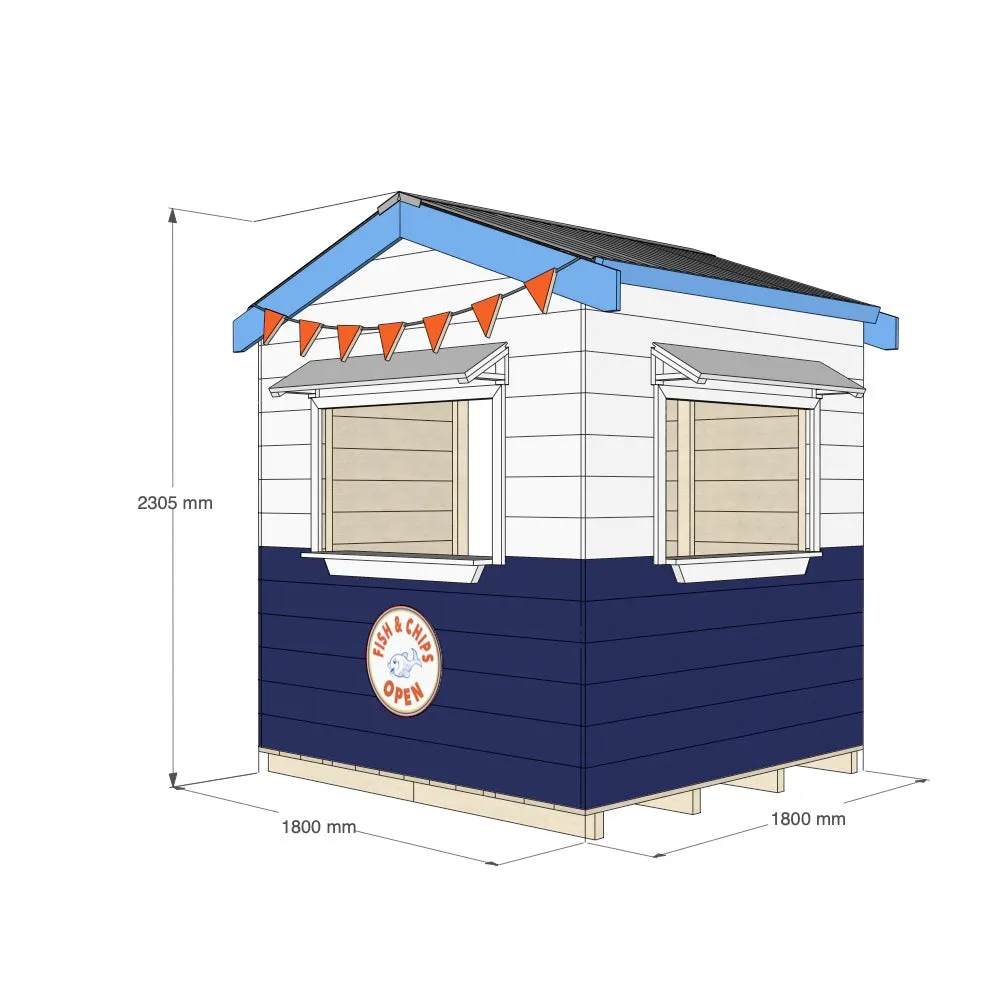 Fish n Chip Shop Cubby House