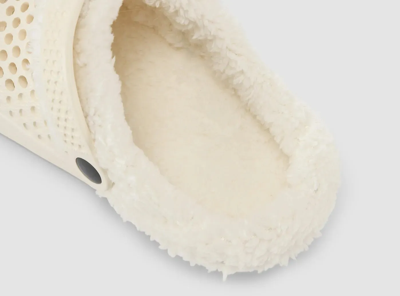 FitVille Women's Hollow Out Fur-lined Clogs