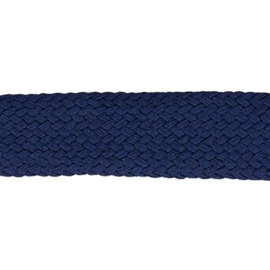 Flat cord cut to size - Navy