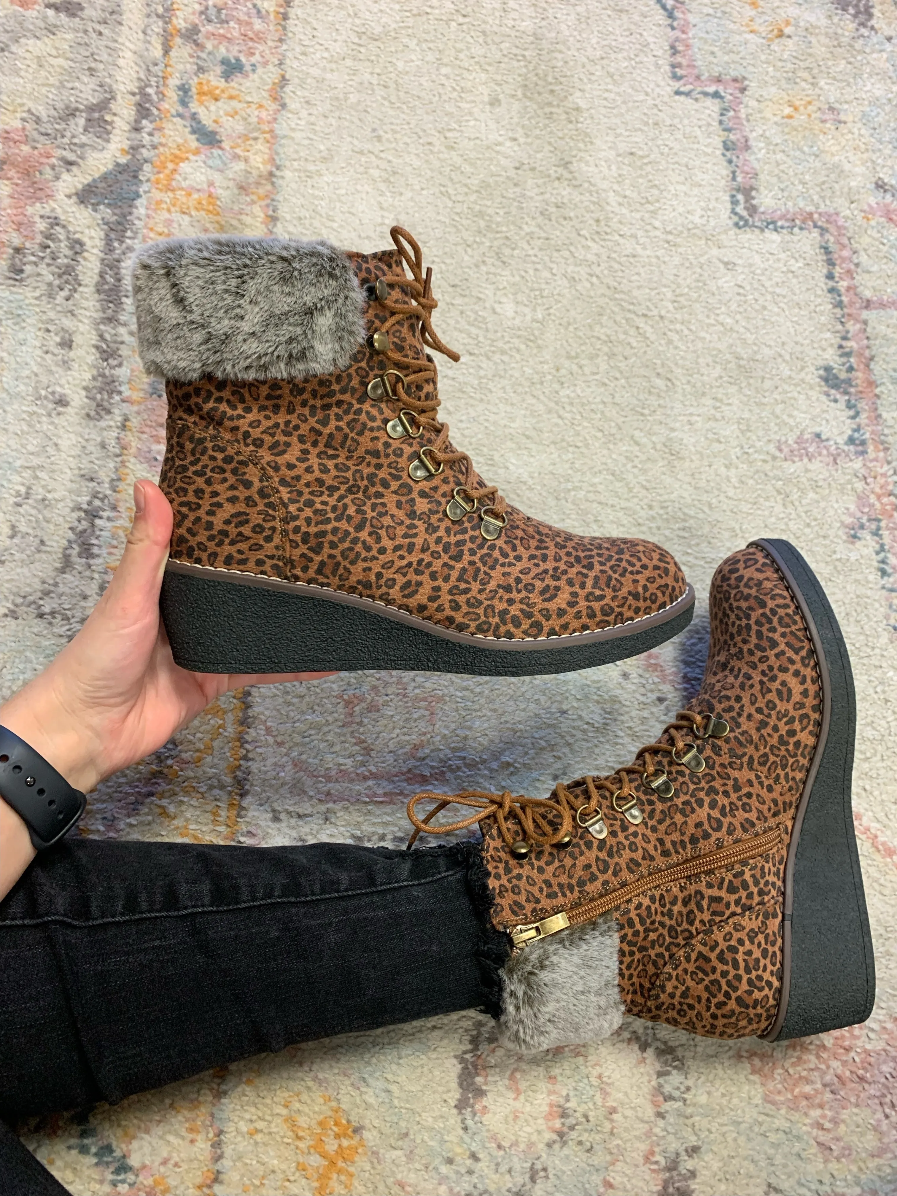 Fox Bay Boot - Small Leopard