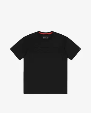 GEEDUP SPORTSMAN EMBOSS TEE BLACK