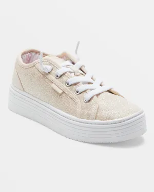 Girls 4-16 Sheilahh Lace-Up Shoes - Tan