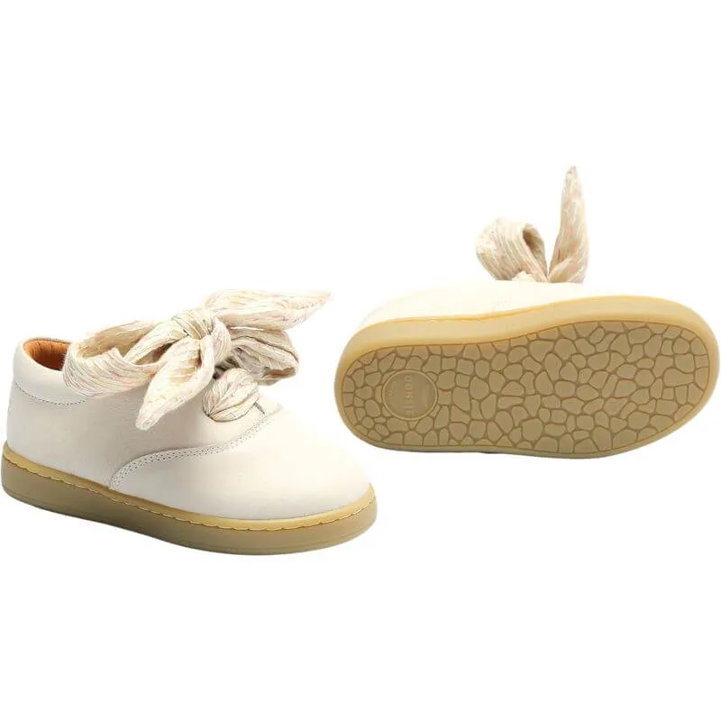 Girls Meilly Cream Leather Shoes