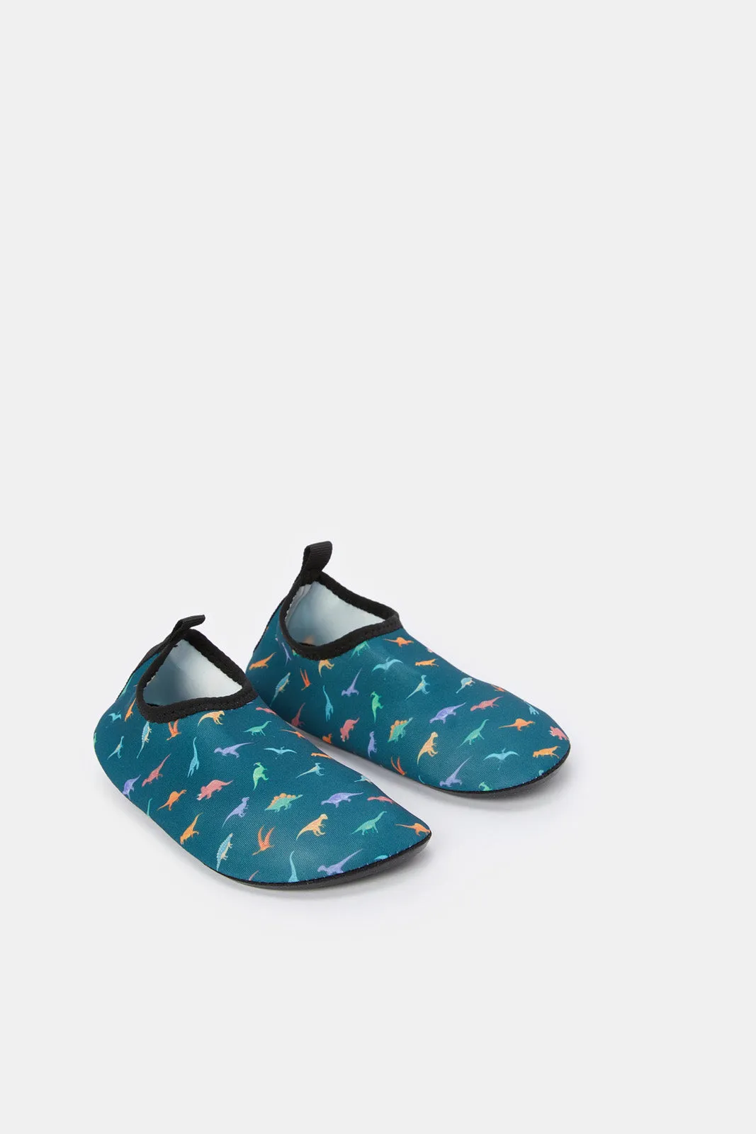 Girls Olive Printed Aqua Shoes