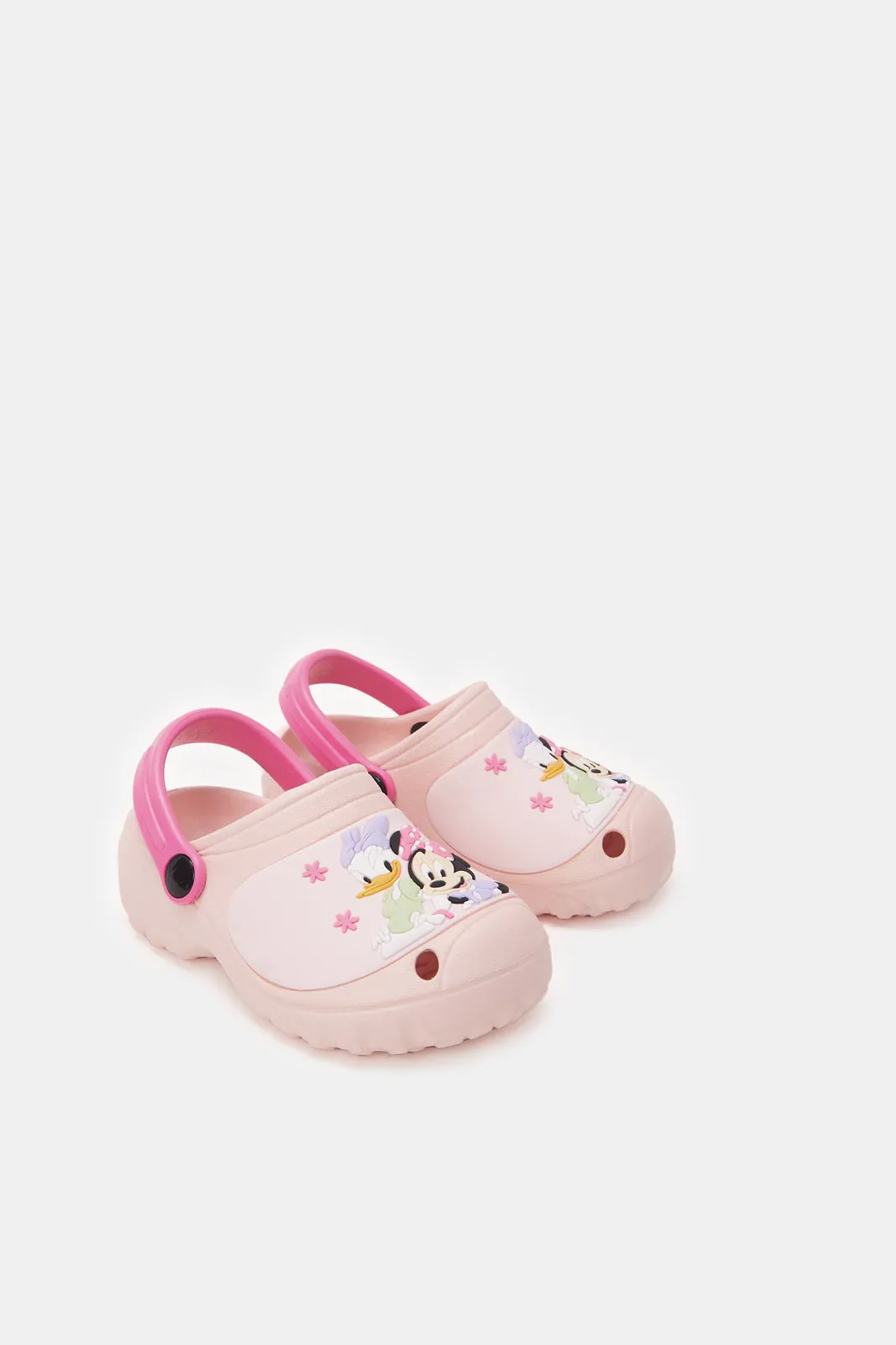 Girls Pink Minnie & Daisy Clog