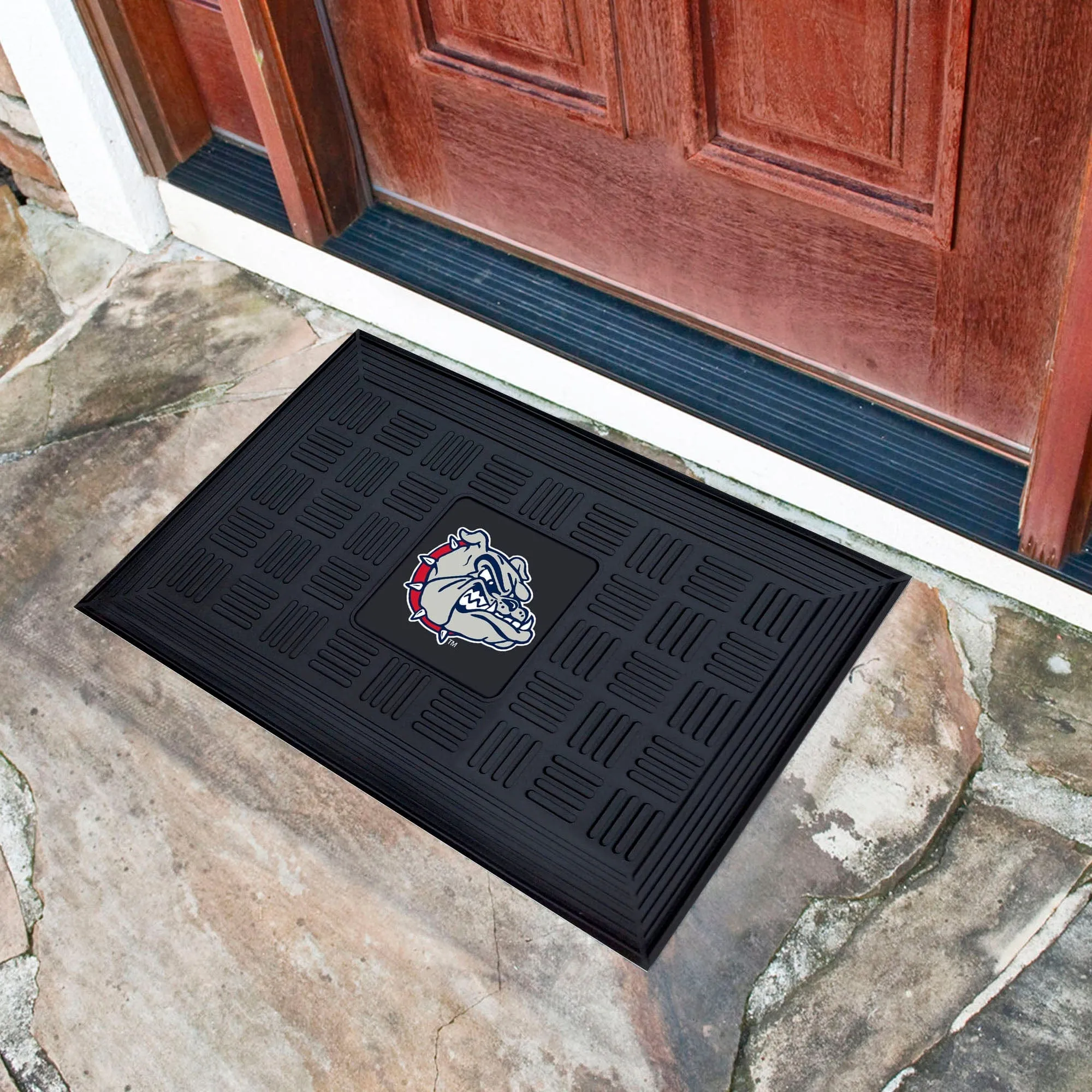 Gonzaga Bulldogs Heavy Duty Vinyl Medallion Door Mat - 19.5in. x 31in.