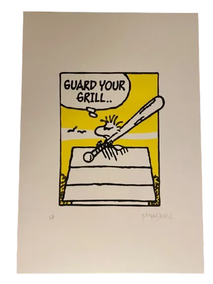 Guard Your Grill Naughty by Nature AP Silkscreen Print by Mark Drew