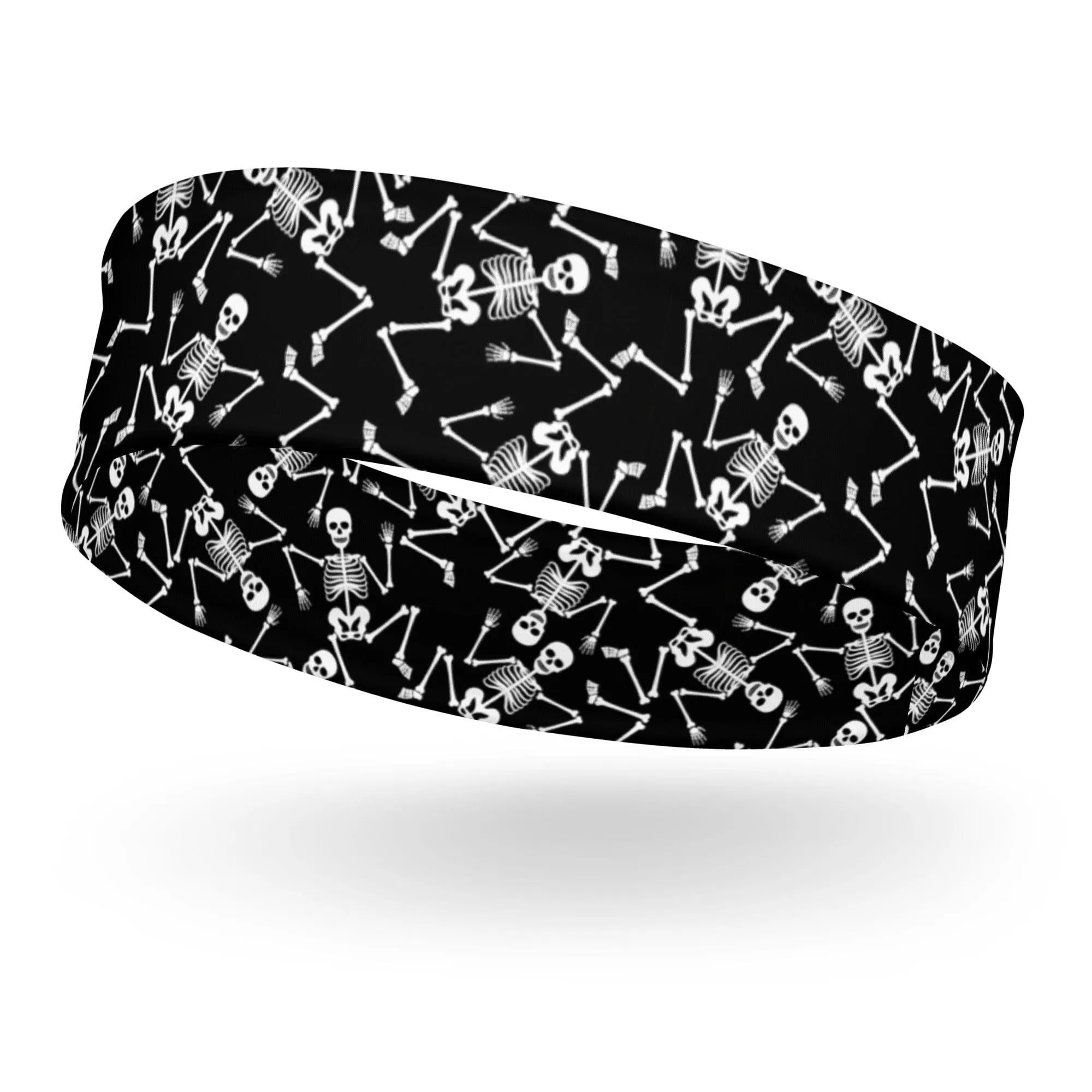 Halloween Headband Skeleton Dancing Quick Dry Sports Sweat Band