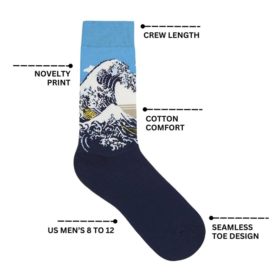 Katiki Point Lighthouse Printed Crew Length Socks