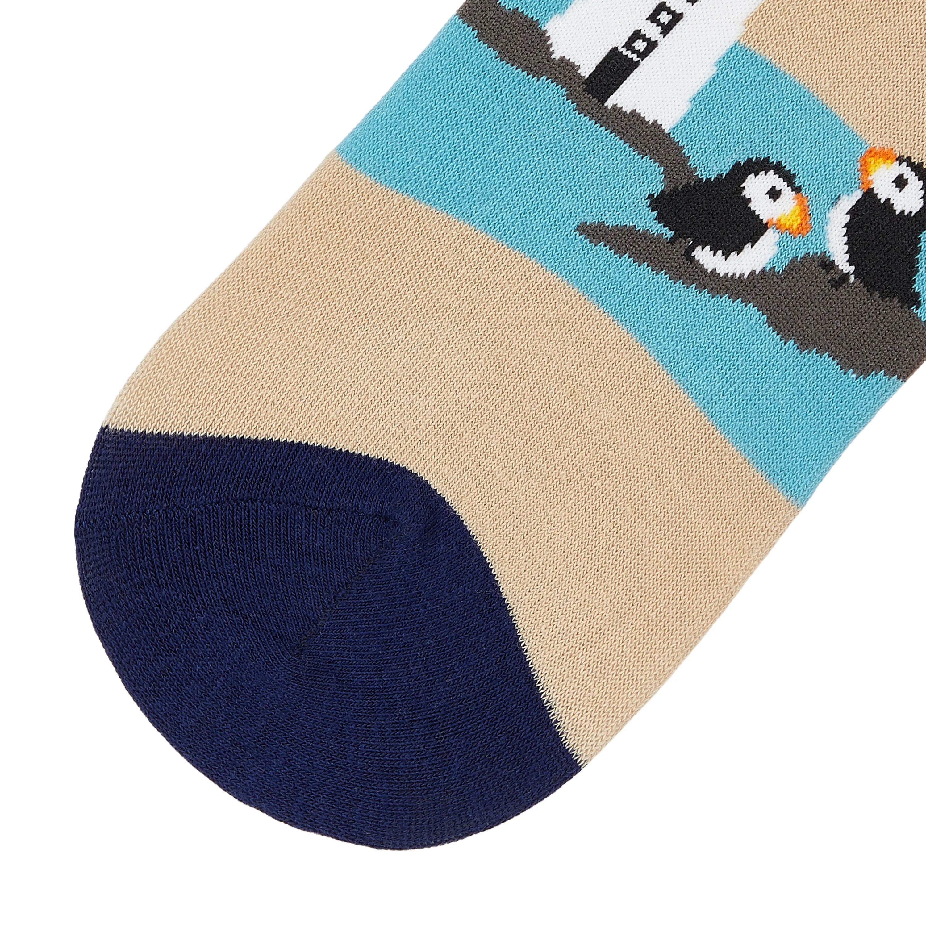 Katiki Point Lighthouse Printed Crew Length Socks