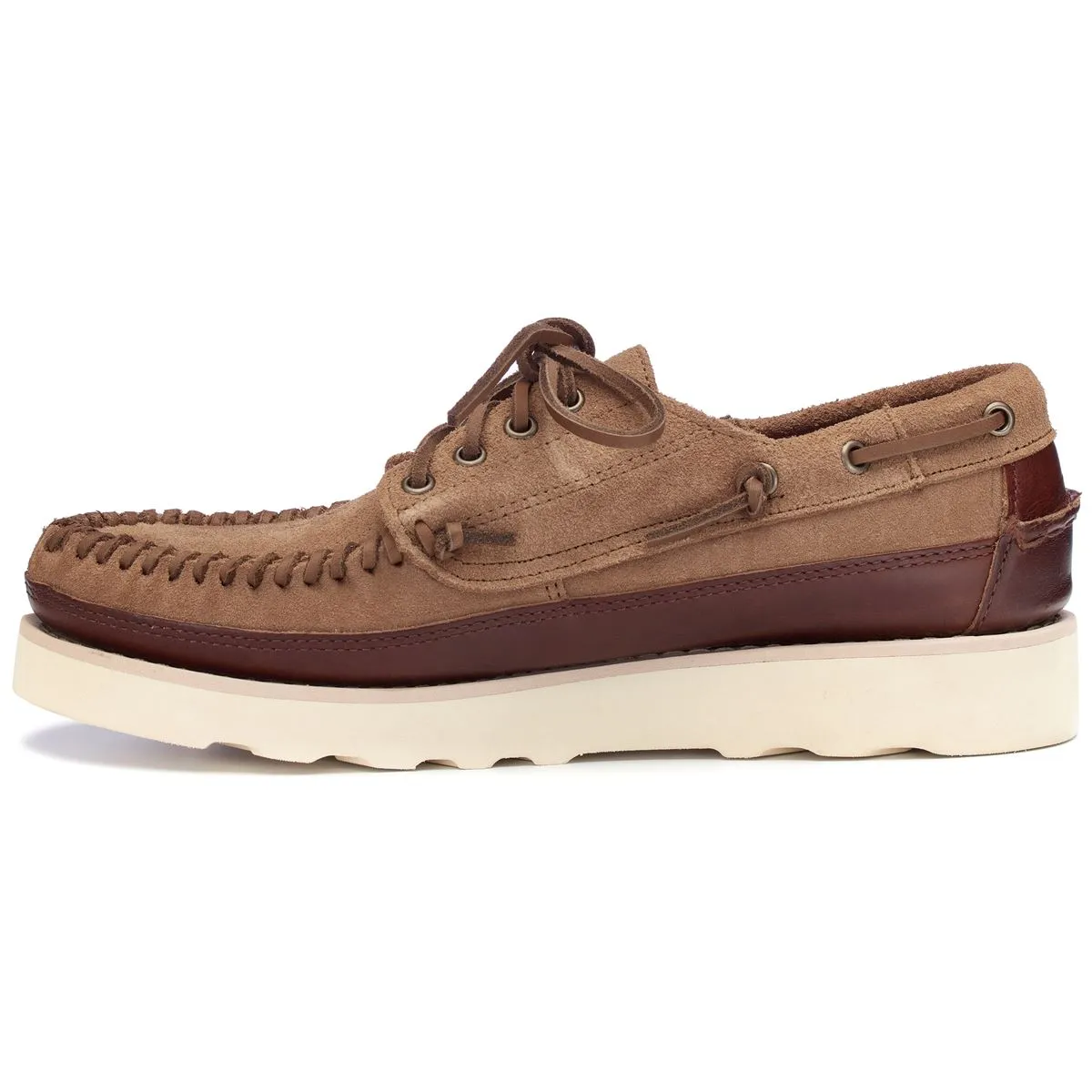 Keuka Lea Canoe Moc - Cognac & Brown