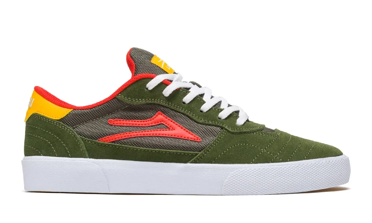 LAKAI - Cambridge Shoes [OLIVE/YELLOW SUEDE]