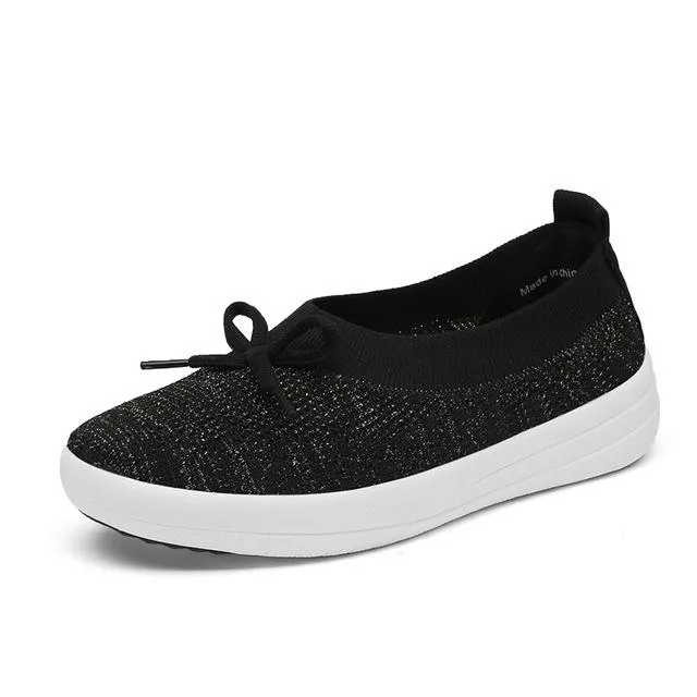 Laura Women's Slip-On Black Shoes