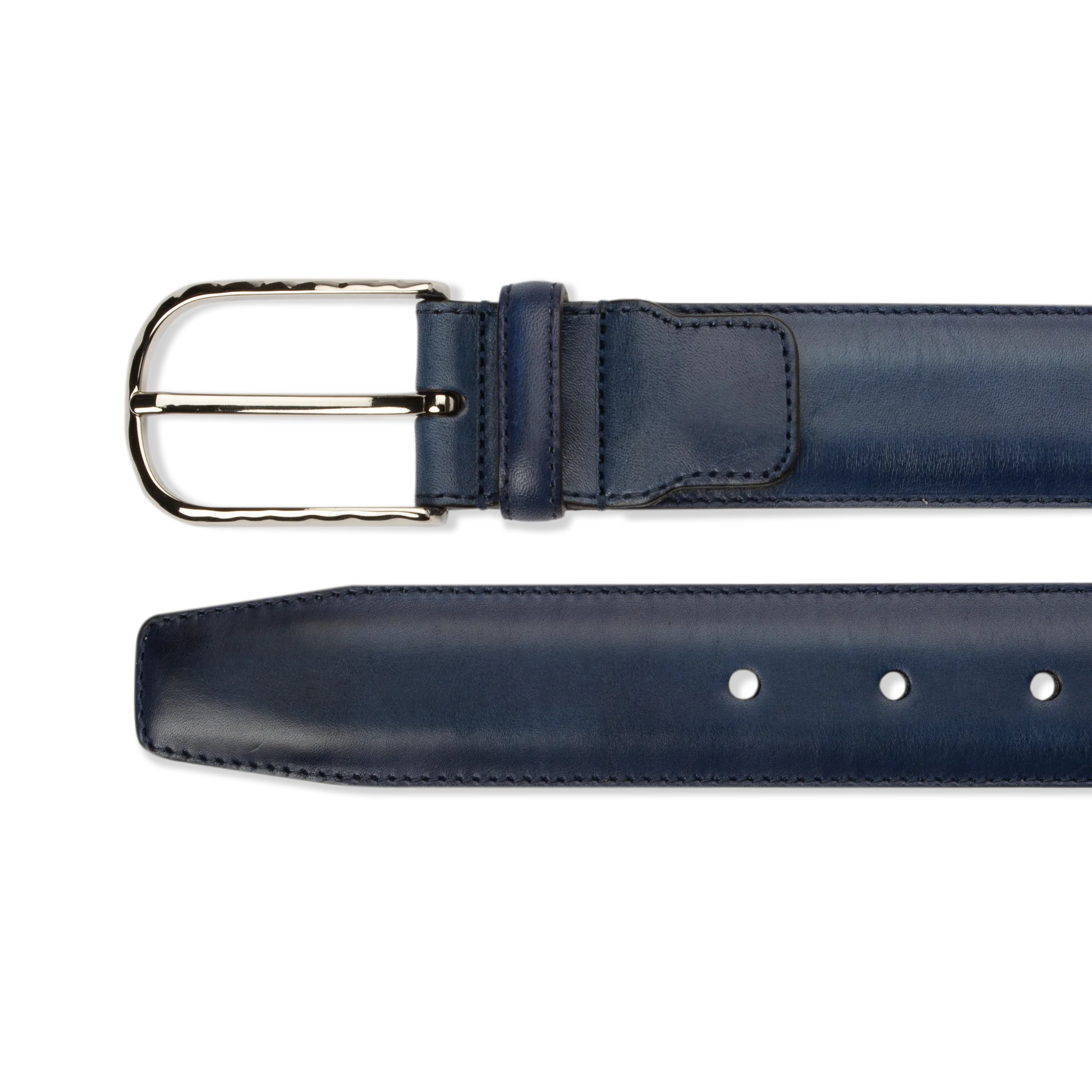 Leather Belt - Blue Calf