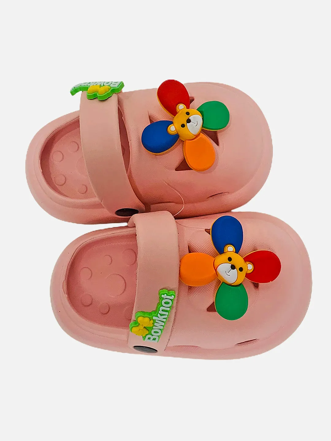 Little Surprise Box Pink Pinwheel Slip on Clogs all season Footwear for Toddlers & Kids