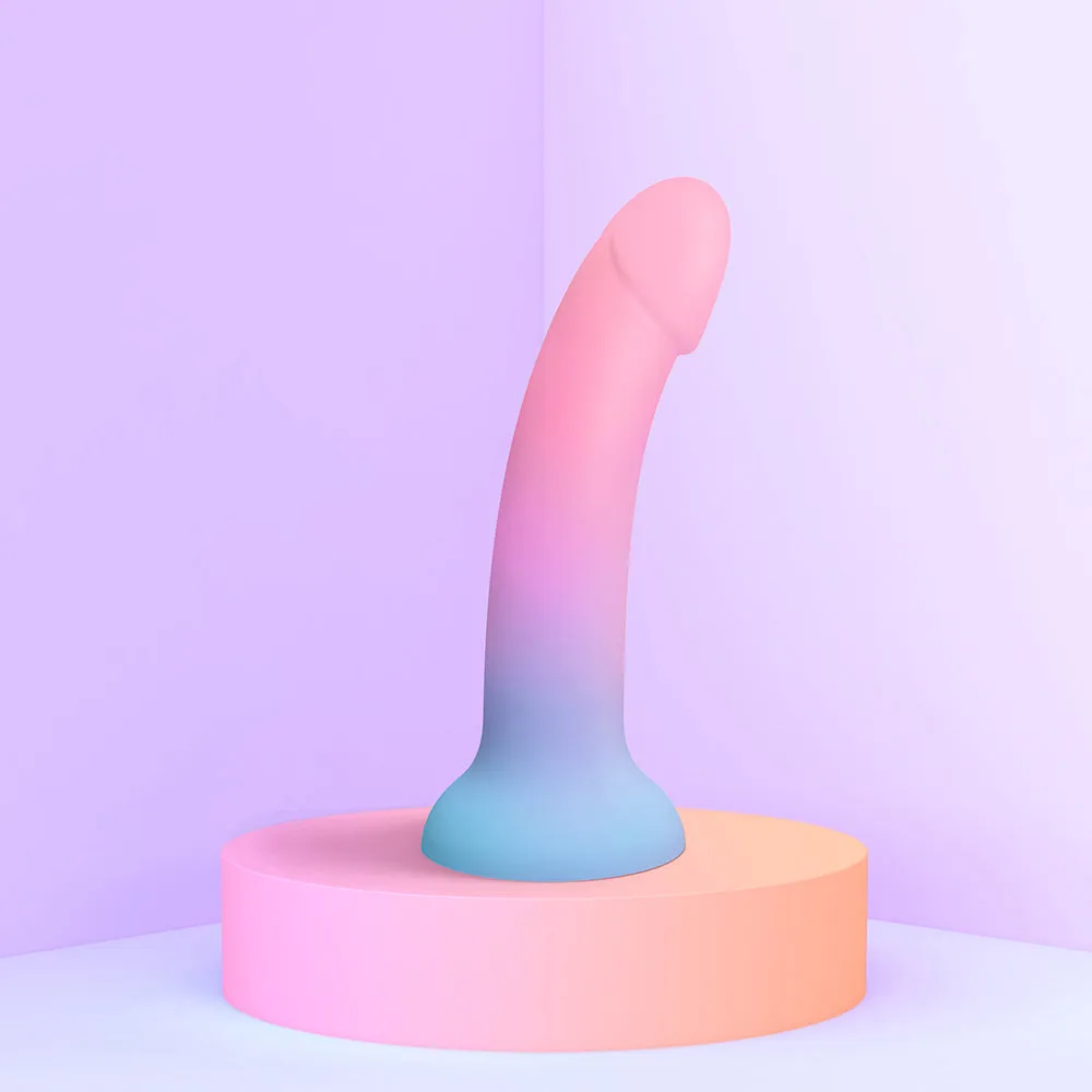 Love to Love Dildolls Utopia 7 in. Silicone Dildo Gradient Pastels