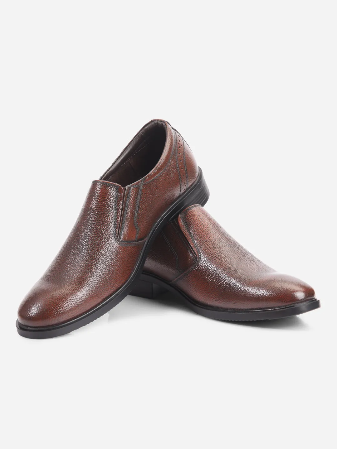 Men's Brown Comfort fit Round Toe Slip On (ID2218)