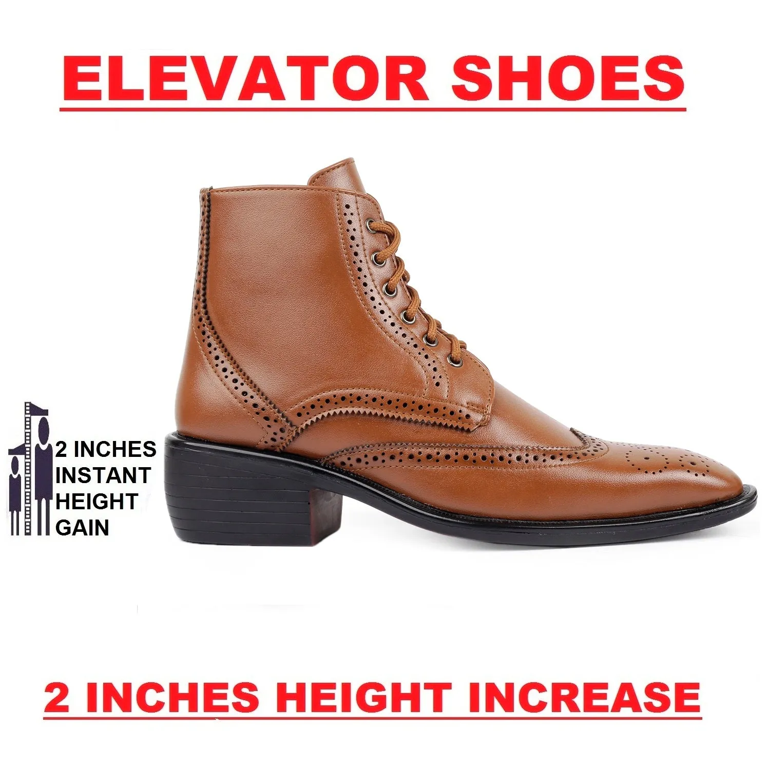 Men's Height Increasing New Comfortable And Stylish Regular Office and Formal Wear