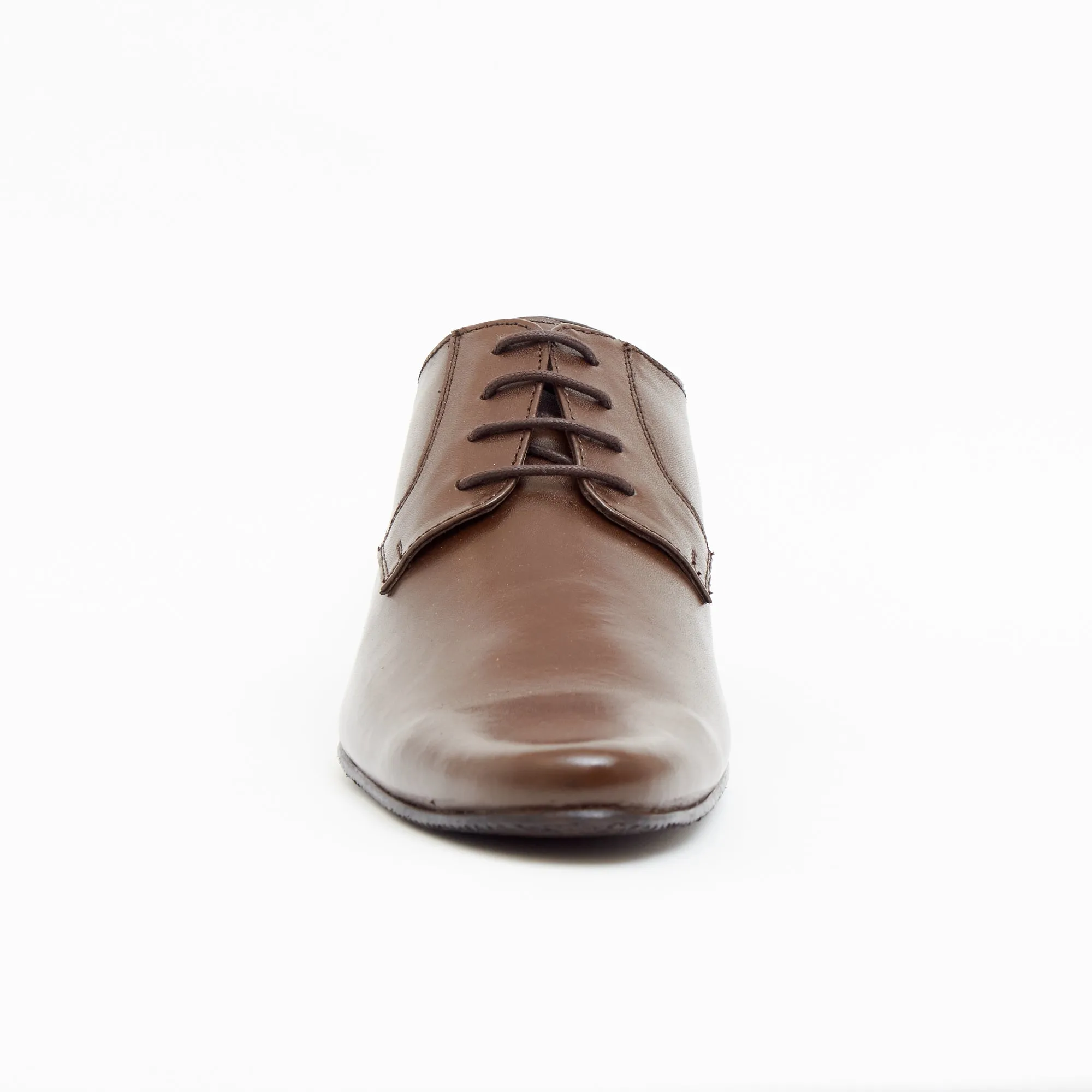 Mens Leather Formal Casual Shoes-50545_Brown