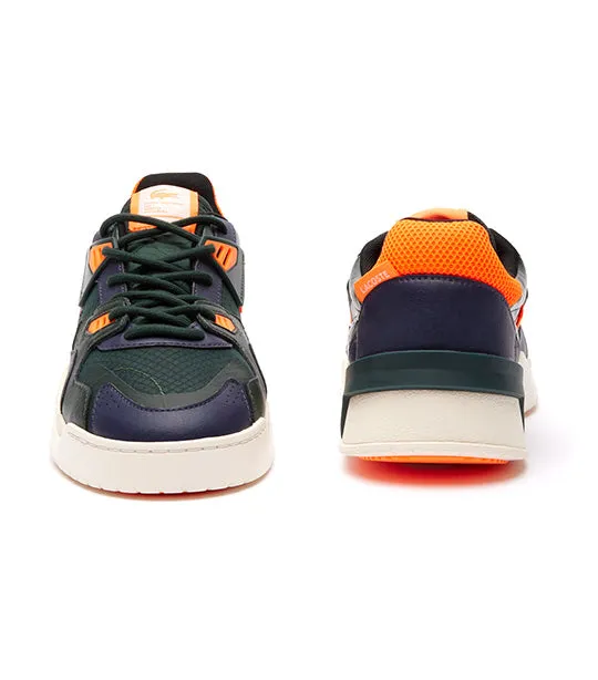 Men’s LT 125 Textile Trainers Dark Green/Orange