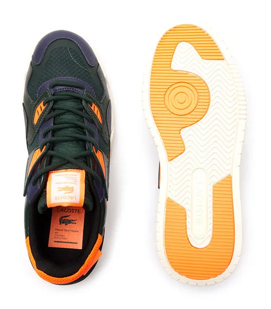 Men’s LT 125 Textile Trainers Dark Green/Orange