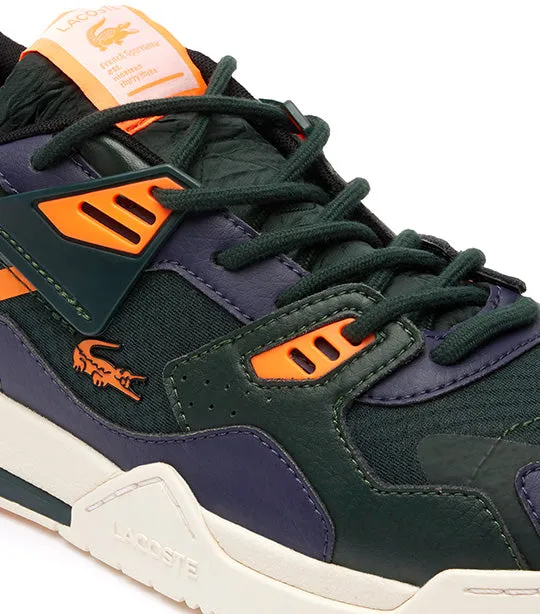 Men’s LT 125 Textile Trainers Dark Green/Orange