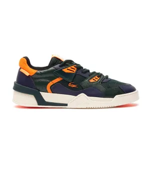 Men’s LT 125 Textile Trainers Dark Green/Orange