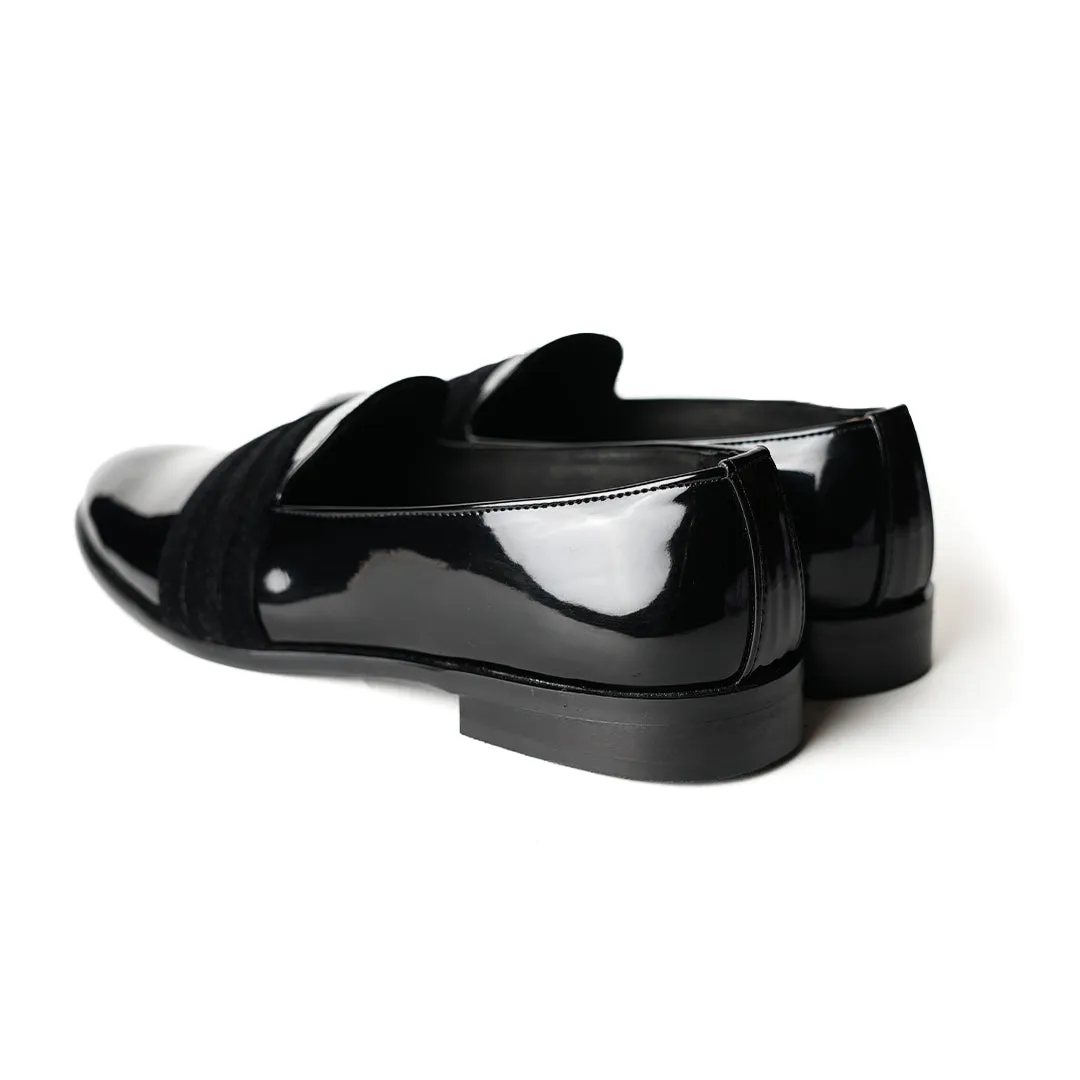 Monkstory Tuxedo Slip-ons - Black