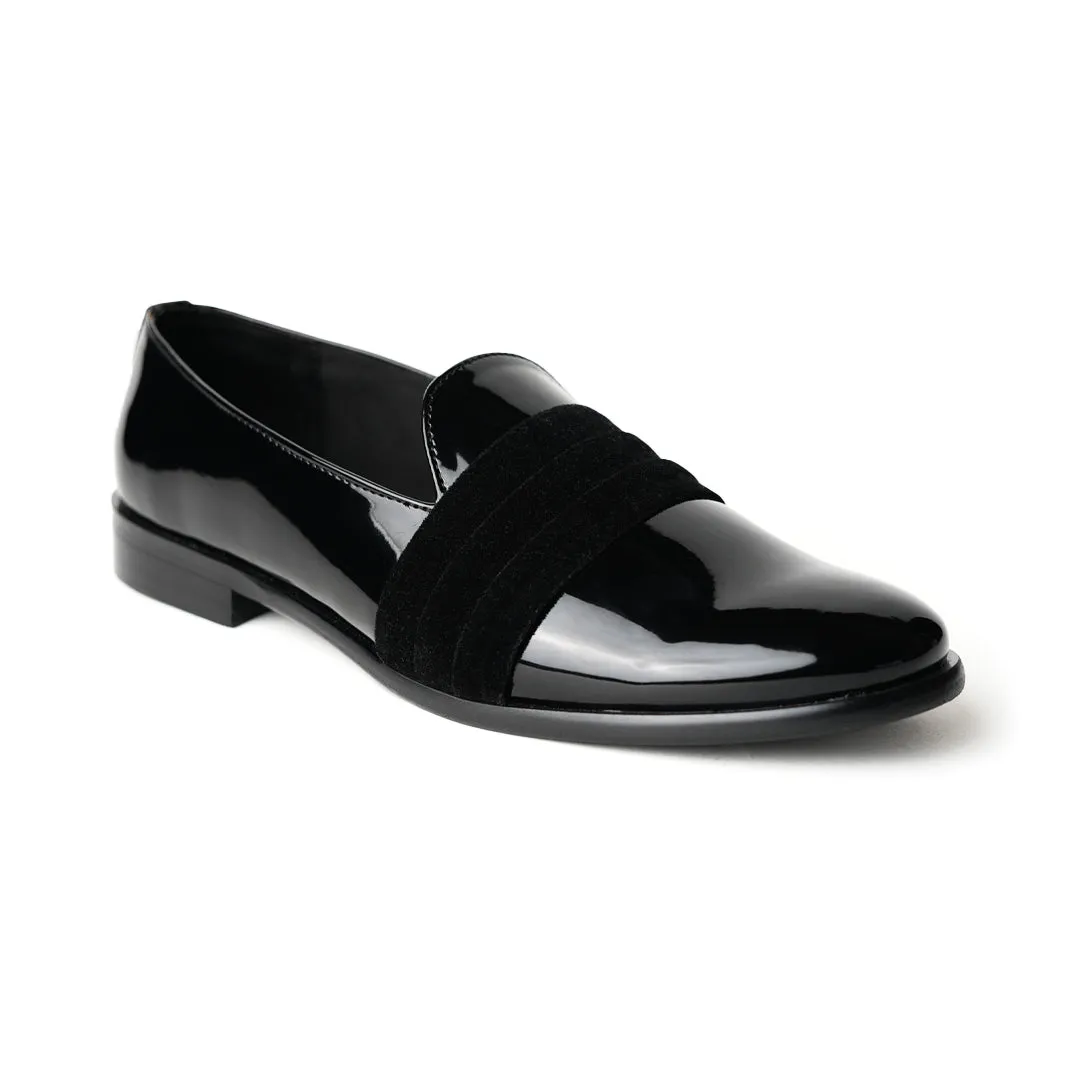 Monkstory Tuxedo Slip-ons - Black