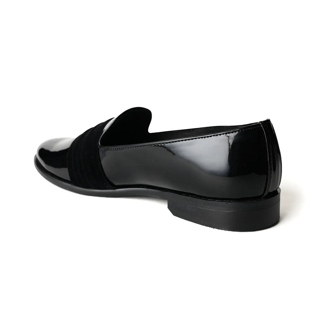 Monkstory Tuxedo Slip-ons - Black