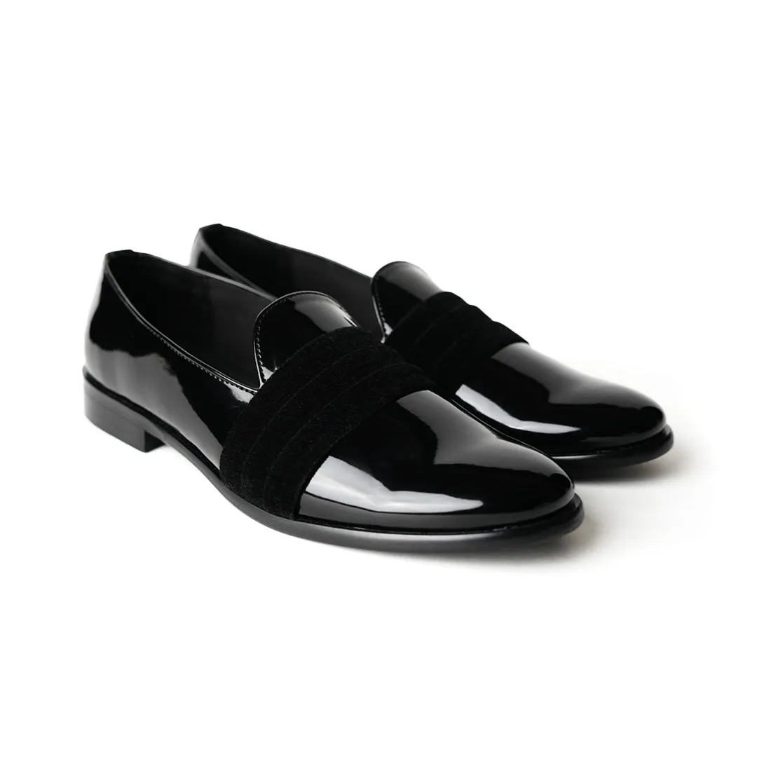 Monkstory Tuxedo Slip-ons - Black