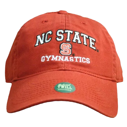 NC State Wolfpack Gymnastics Red Relaxed Fit Adjustable Hat