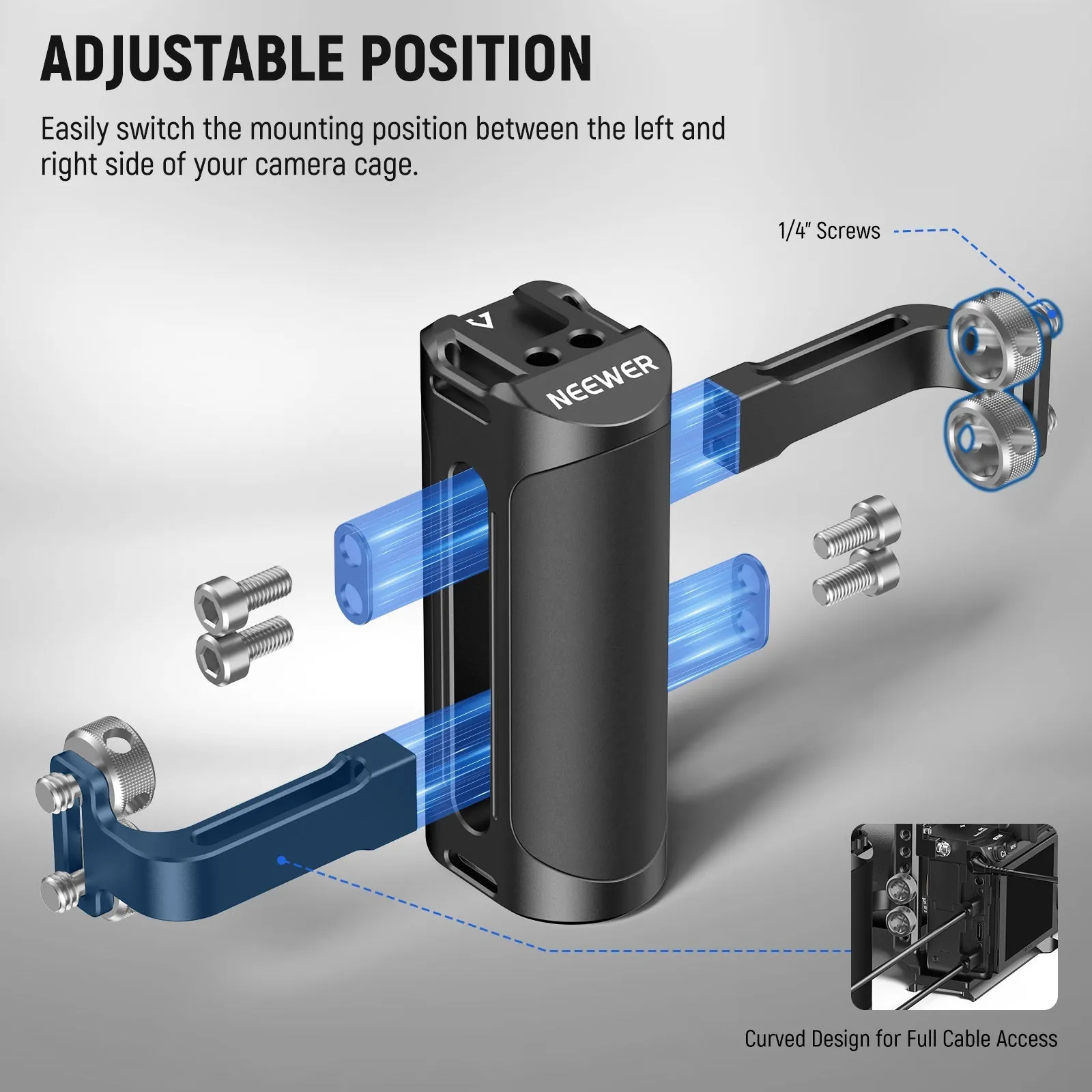 NEEWER CA007 Top Handle and VS105 Side Handle Grip Kit