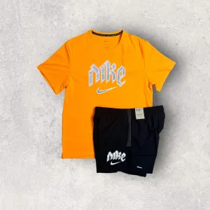 NIKE RUN DIVISION SET - ORANGE/BLACK