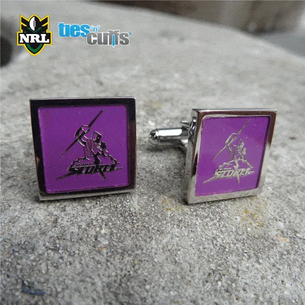 NRL Melbourne Storm Cufflinks